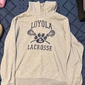 Nike Gray Loyola Lacrosse Hoodie